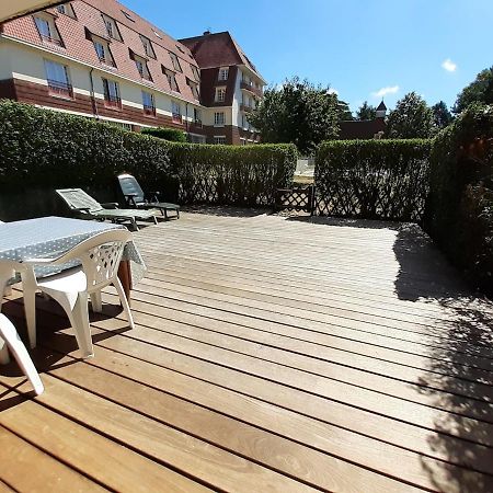 Appartement Avec Terrasse & Piscine Chauffee Condette Buitenkant foto