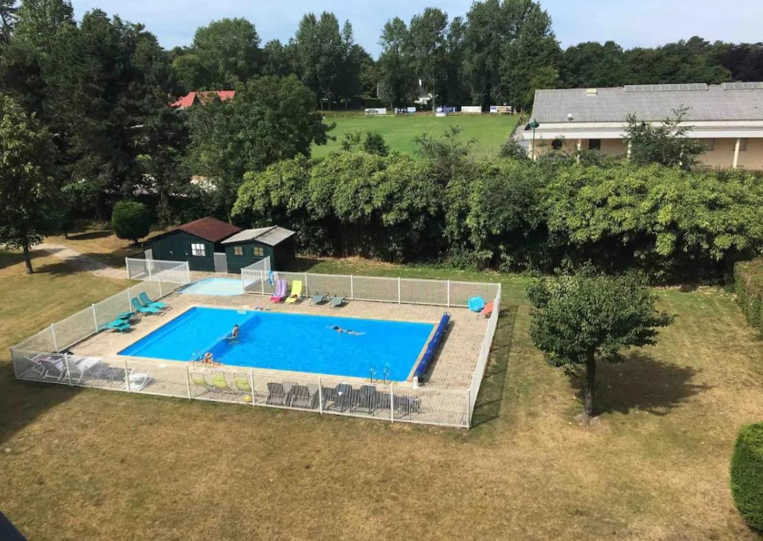 Appartement Avec Terrasse & Piscine Chauffee Condette Buitenkant foto